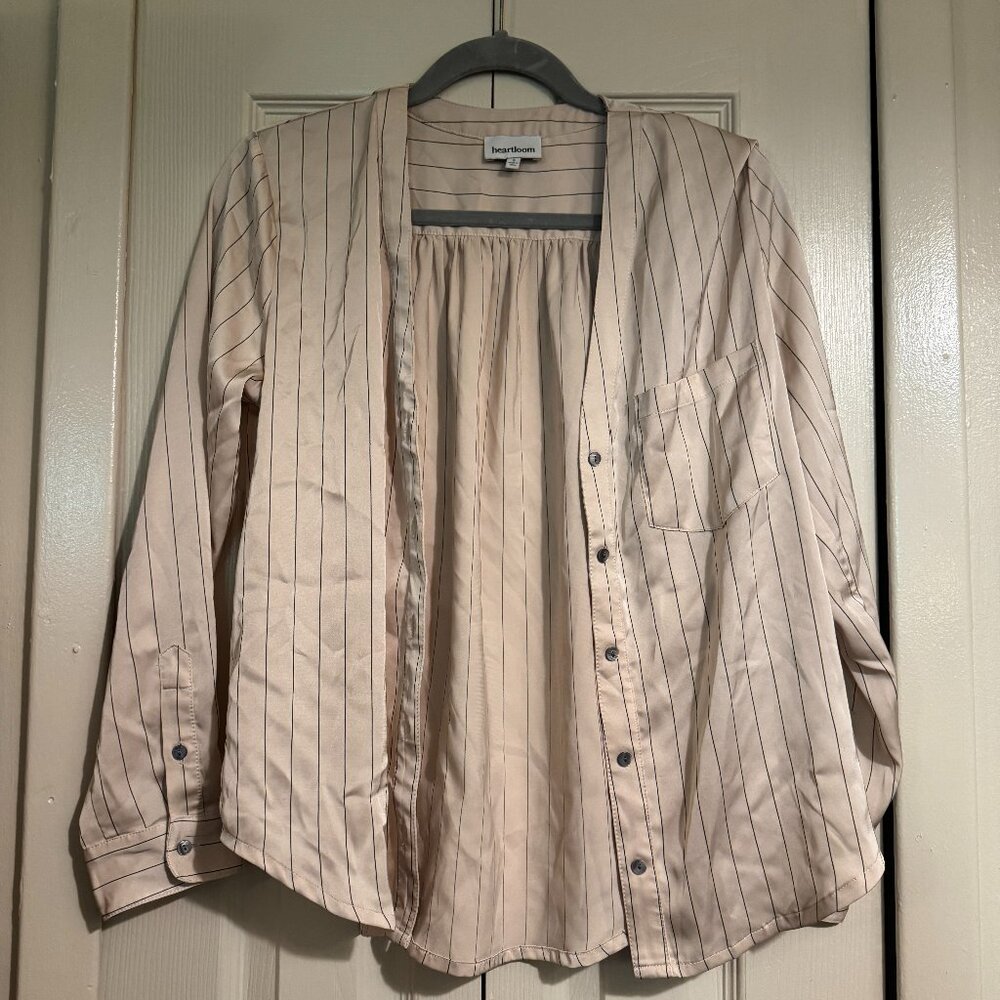 Silk Heartloom Button Down Pajamas